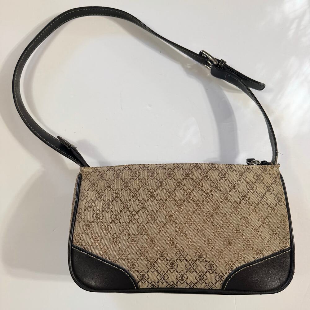 Y2K Villager Womens Purse Shoulder Bag Handbag Brown Black Retro - Picture 3 of 12